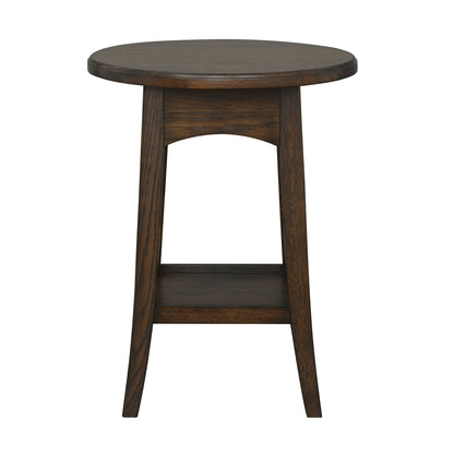 Sylvie - Accent Table - Dark Brown