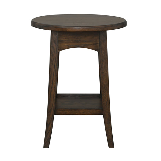 Sylvie - Accent Table - Dark Brown