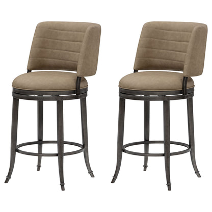 Torres - Upholstered Swivel Counter Height Barstool
