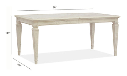 Newport - Rectangular Dining Table - Alabaster