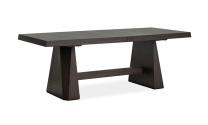 Tauren - 5 Piece Extendable Double Pedestal Dining Table Set
