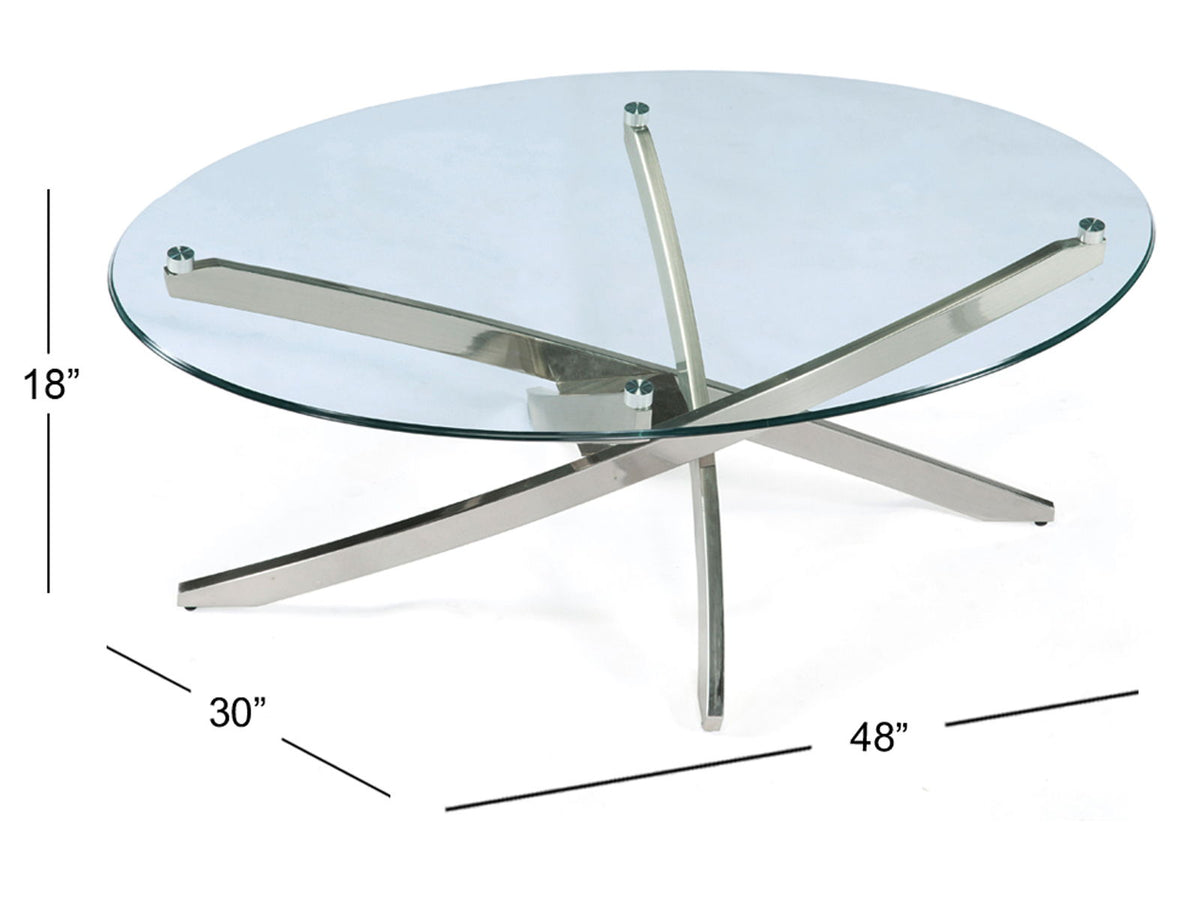 Zila - Oval Cocktail Table Set