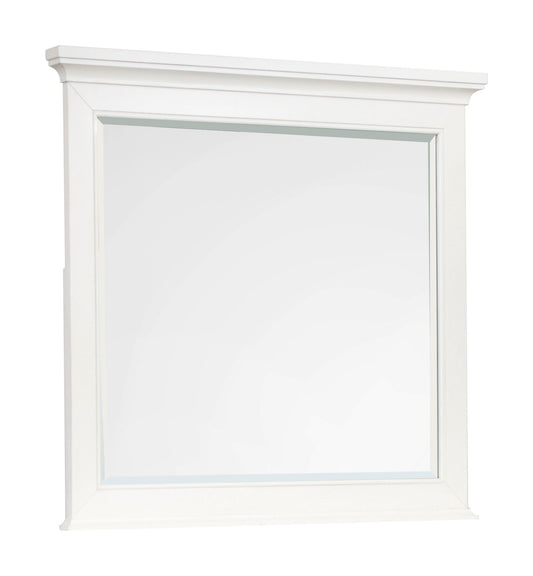 Juniper Hill - Landscape Mirror - Whisper White
