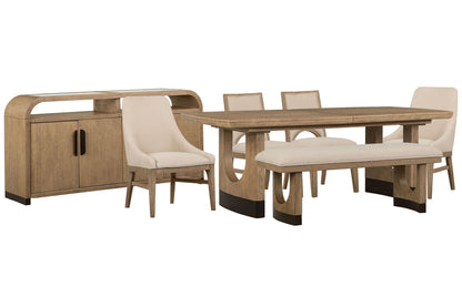 Tristan - Extendable Trestle Dining Table Set