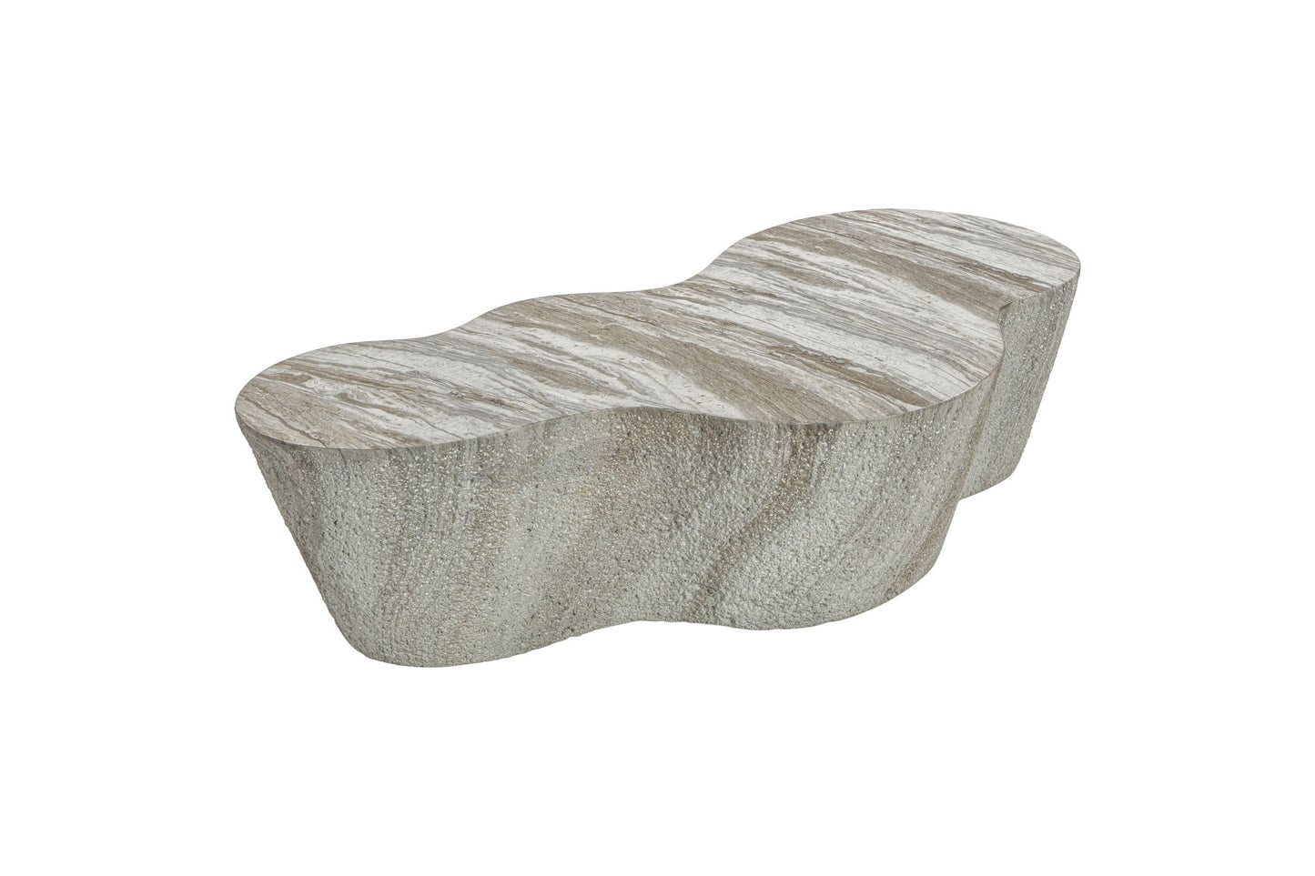 Velora - Indoor Outdoor Coffee Table - Oasis Concrete Finish