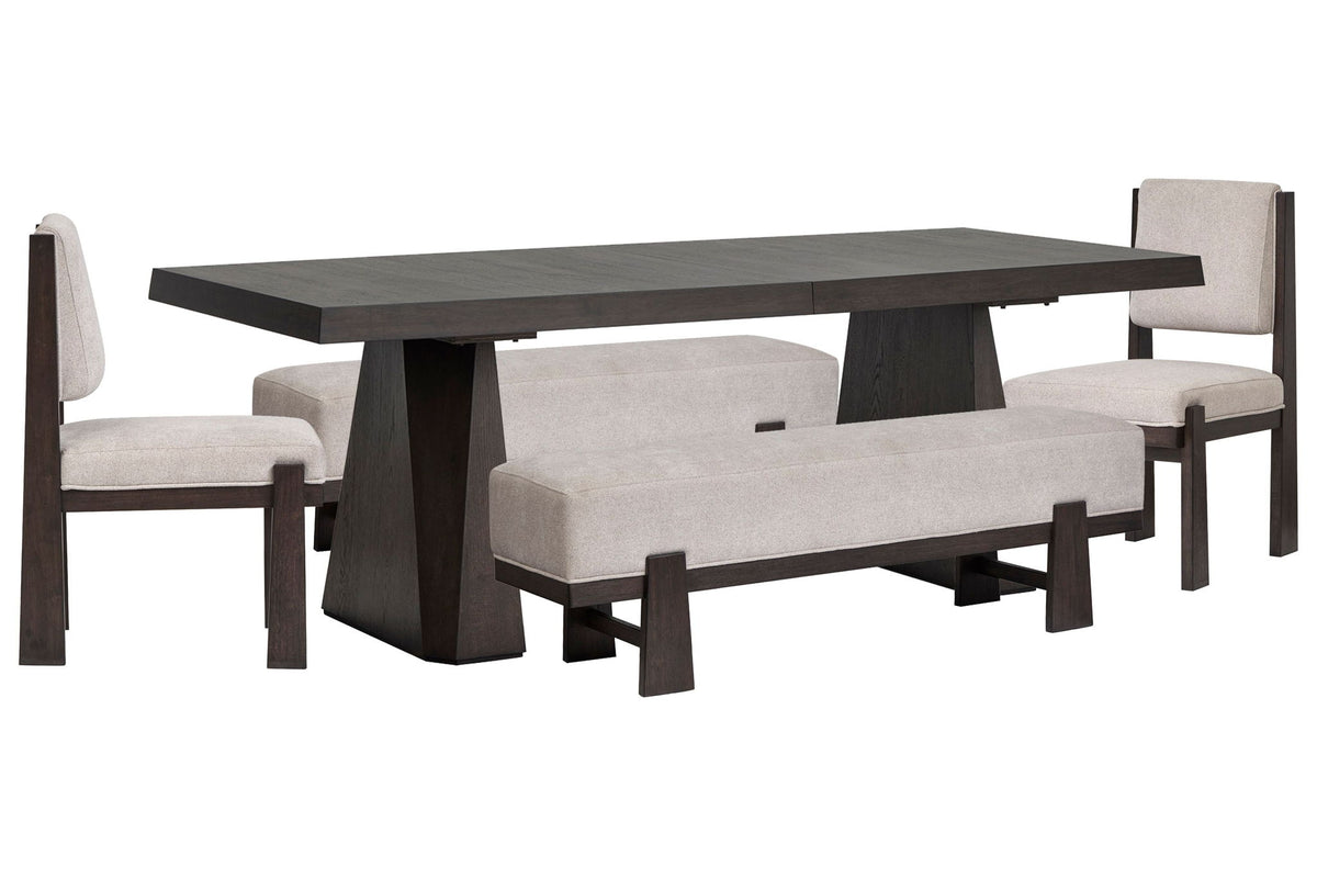 Tauren - Double Pedestal Dining Table Set