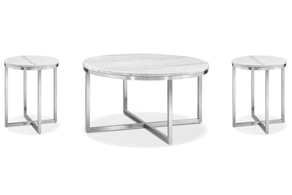 Esme - Round Cocktail Table Set