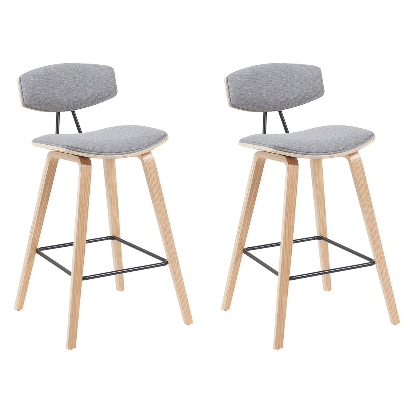Fox - Swivel Bar Height Stool - Light Brown