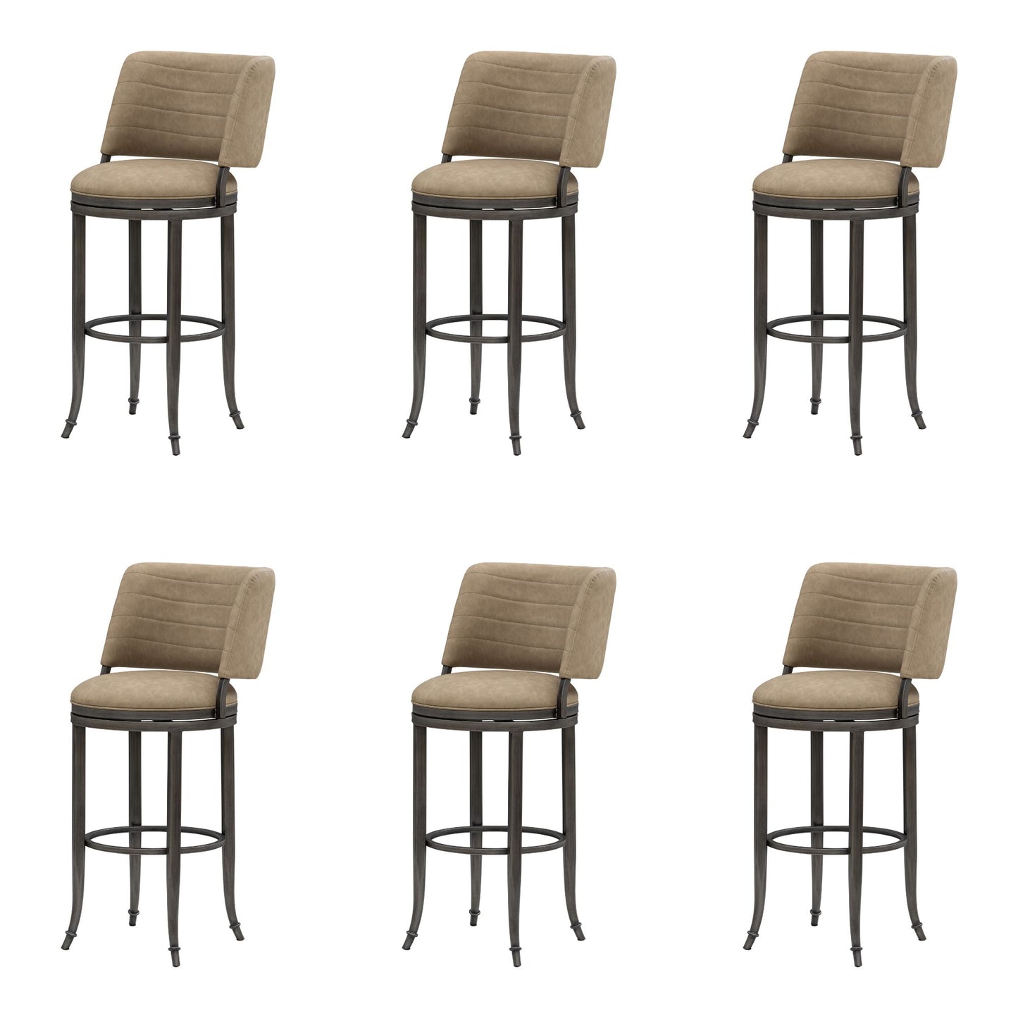 Torres - Upholstered Swivel Barstool