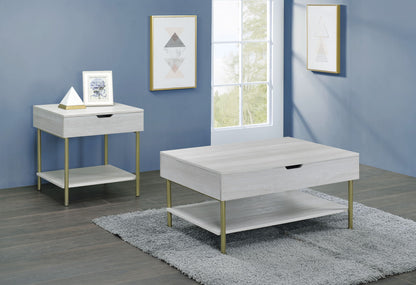 Whitman - 3 Piece Table Set - White