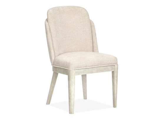 Lorelei - Upholstered Host Chair (Set of 2) - Misty Cloud