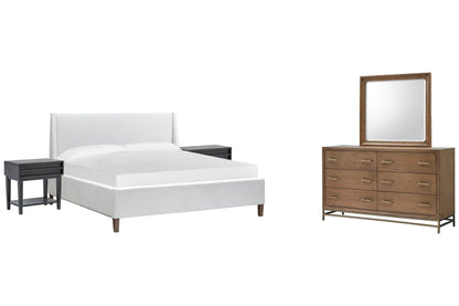 Lindon - Upholstered Island Bed Set