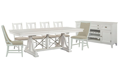 Heron Cove - Extendable Trestle Dining Table Set
