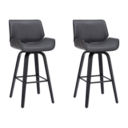Tyler - 26" Counter Height Swivel Bar Stool With Black Frame