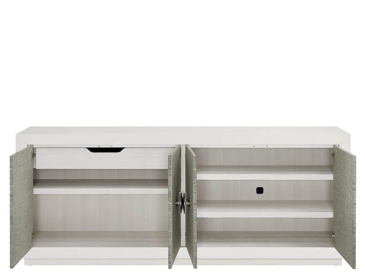 Oasis - Seascape Credenza - Gray / White