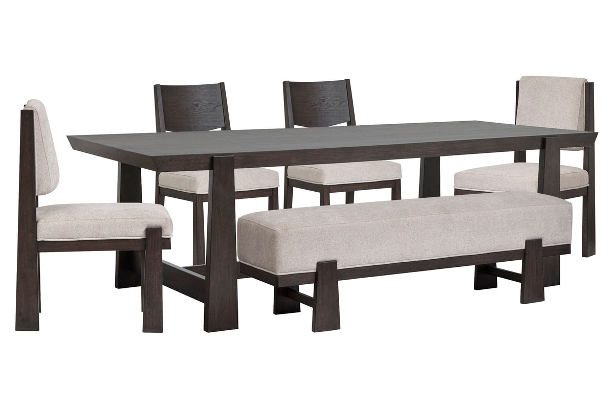 Tauren - Trestle Dining Table Set