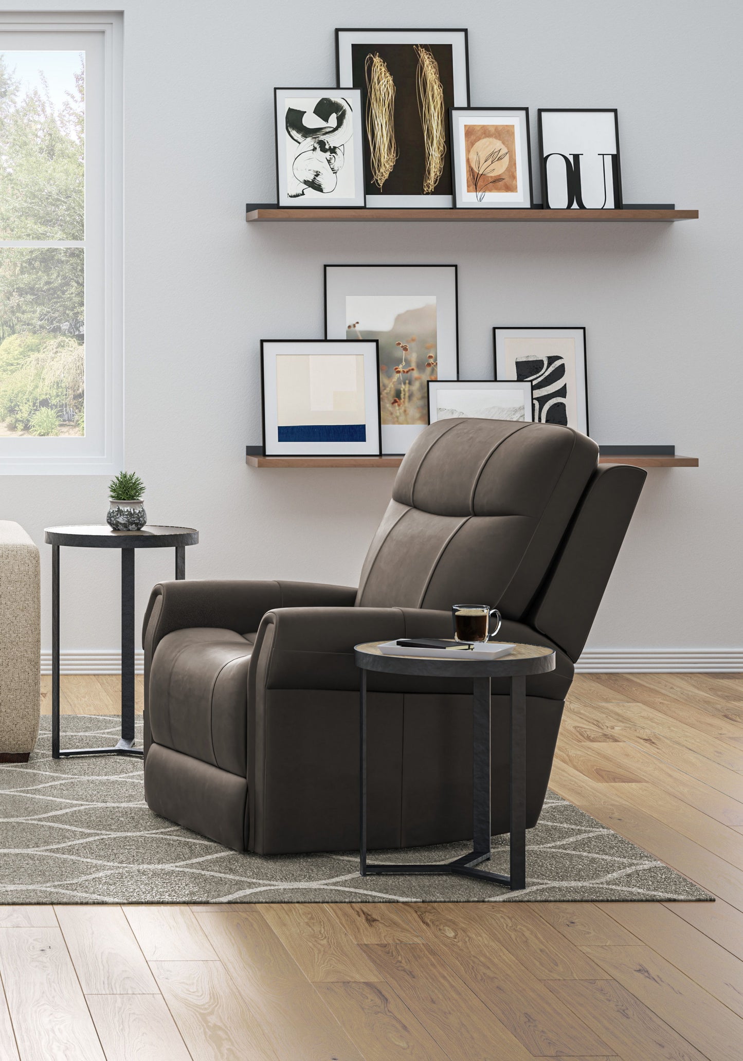 Jenkins - Power Lift Recliner With Right-Hand Control & Power Headrest - Bark