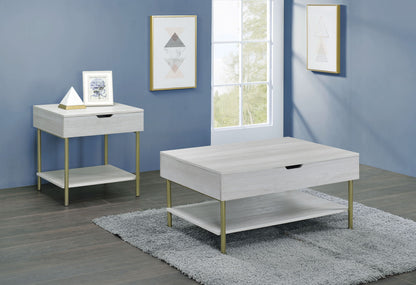 Whitman - 3 Piece Table Set - White