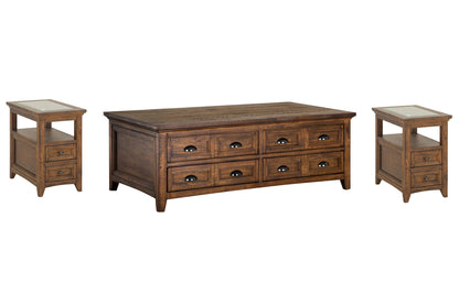 Bay Creek - Lift Top Storage Cocktail Table Set