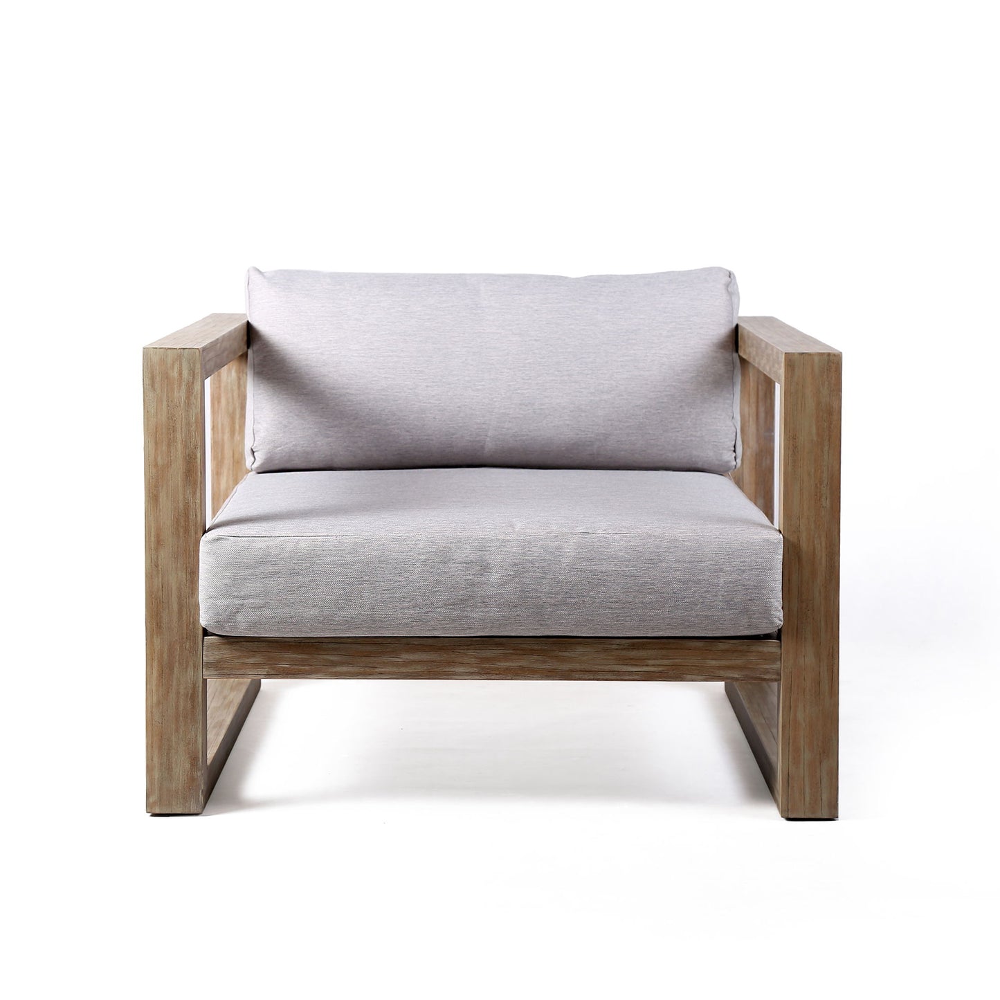 Paradise - Outdoor Lounge Chair With Cushions - Light Eucalyptus / Gray
