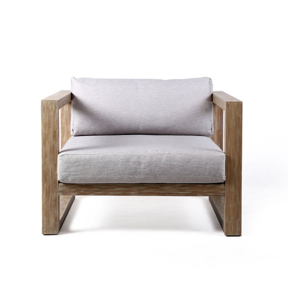Paradise - Outdoor Lounge Chair With Cushions - Light Eucalyptus / Gray