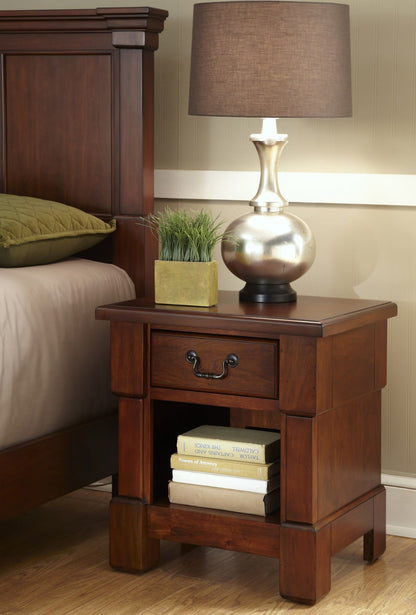 Aspen - Nightstand - Dark Brown