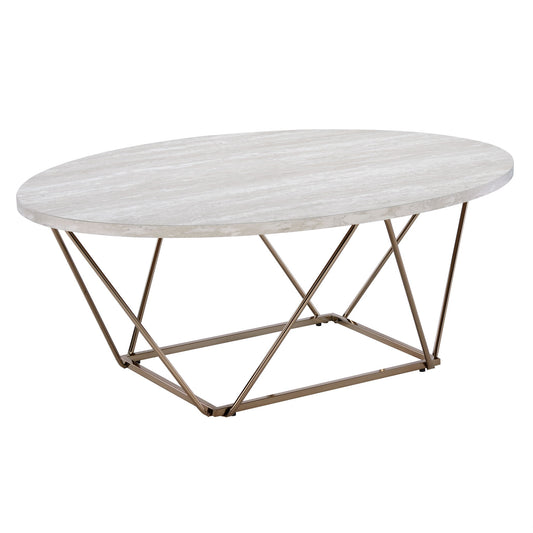 Rowyn - Faux Marble Top Table
