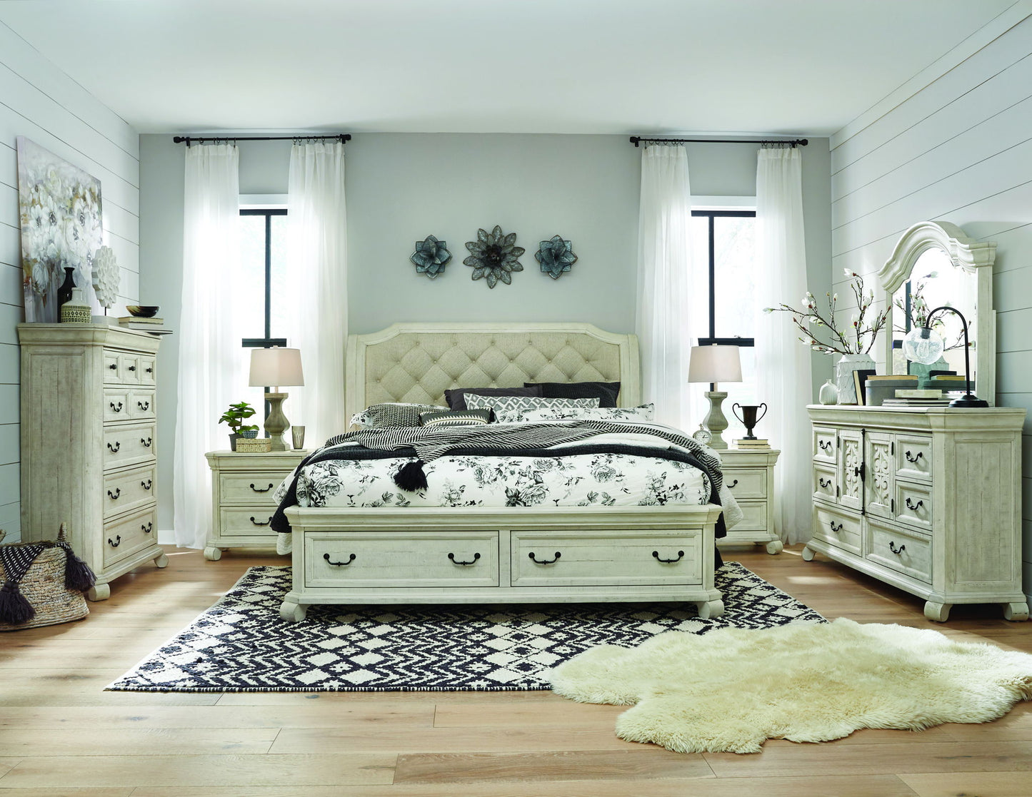 Bronwyn - Sleigh Storage Bed