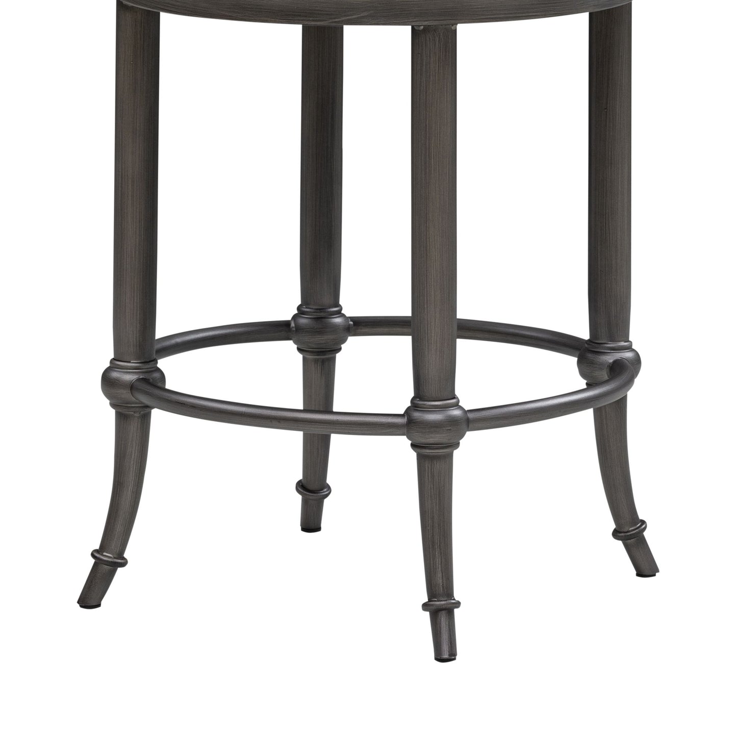 Vince - Commercial Grade Steel Frame Faux Leather Upholstered Swivel Counter Height Barstool