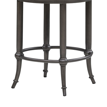 Vince - Commercial Grade Steel Frame Faux Leather Upholstered Swivel Counter Height Barstool