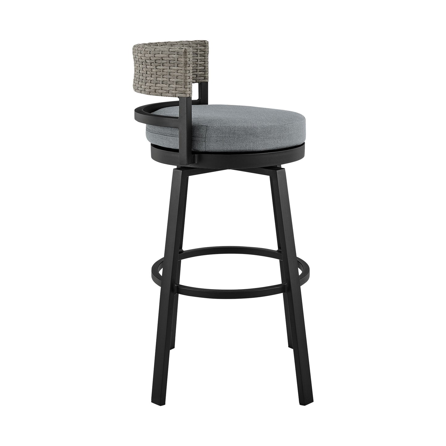 Encinitas - Outdoor Patio Counter Height Swivel Bar Stool Set
