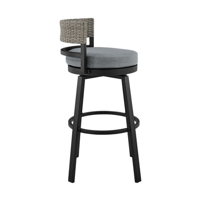 Encinitas - Outdoor Patio Counter Height Swivel Bar Stool Set