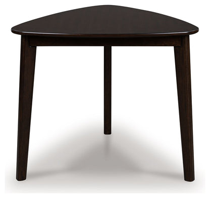 Mallenette - Triangle Dining Room Table - Merlot