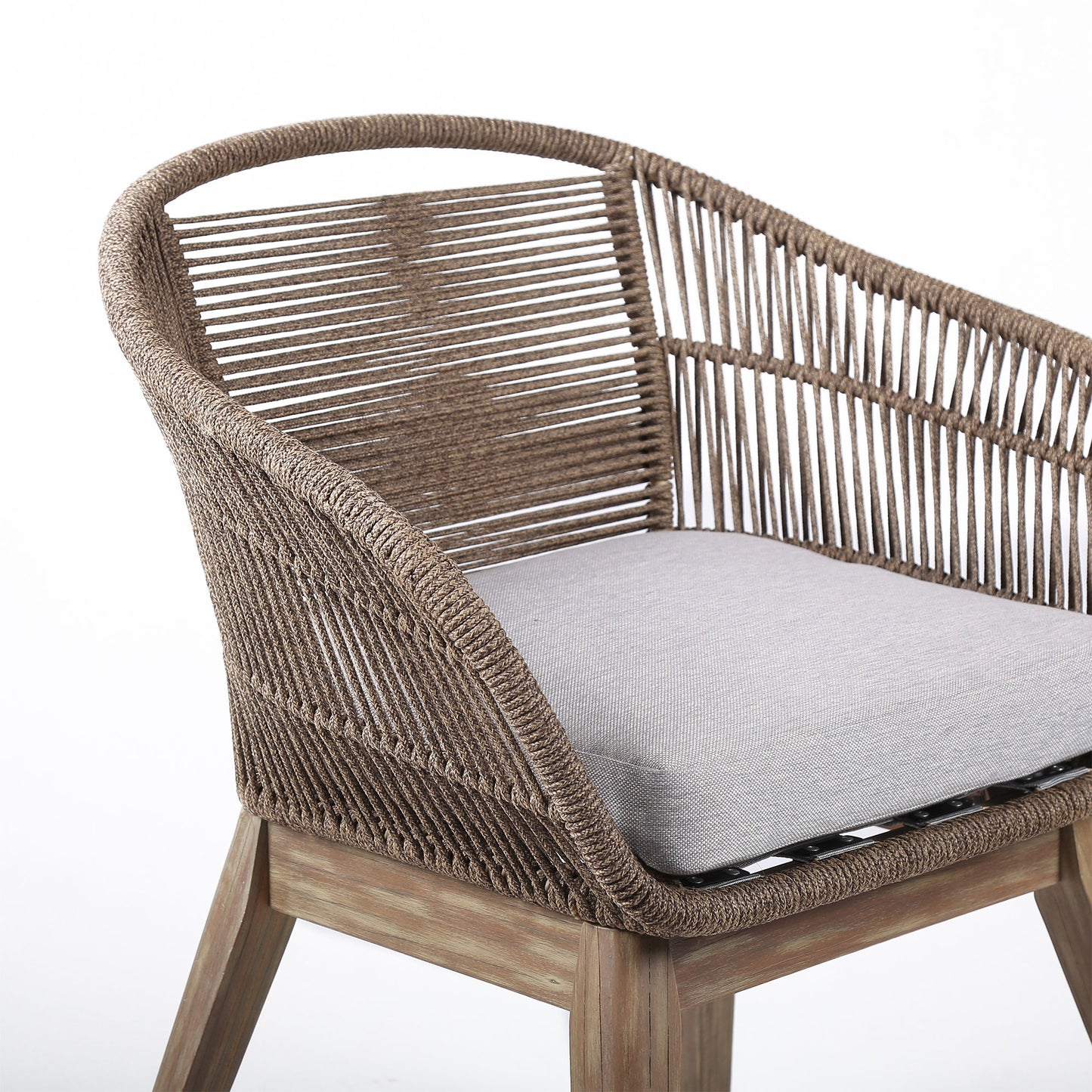 Tutti Frutti - Indoor / Outdoor Dining Chair - Light Eucalyptus / Latte