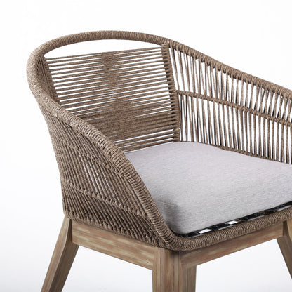 Tutti Frutti - Indoor / Outdoor Dining Chair - Light Eucalyptus / Latte