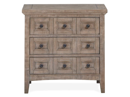 Paxton Place - Wood Drawer Nightstand - Dove Tail Grey