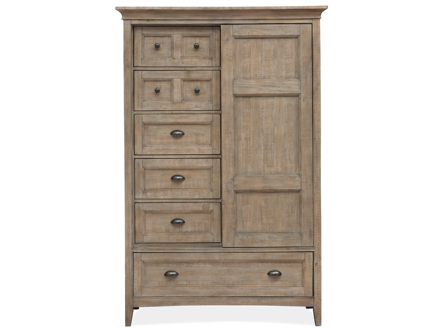 Paxton Place - Wood Door Chest - Dove Tail Grey