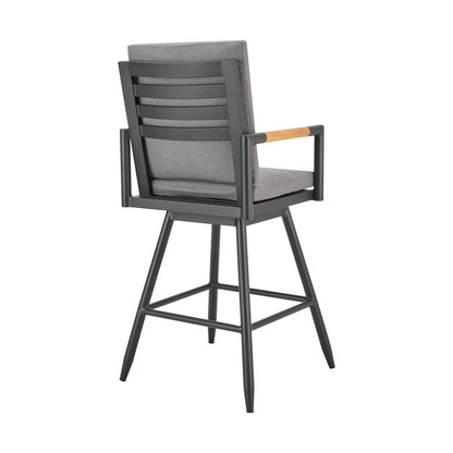 Crown - Outdoor Patio Swivel Bar Stool Set