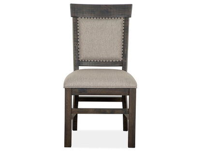 Bellamy - Dining Side Chair With Upholstered Seat & Back (Set of 2) - Peppercorn