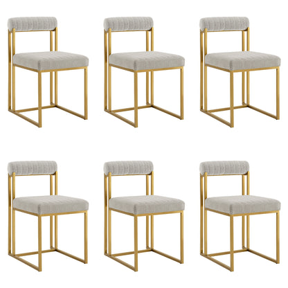 Anastasia - Dining Room Chair Set With Gold Frame