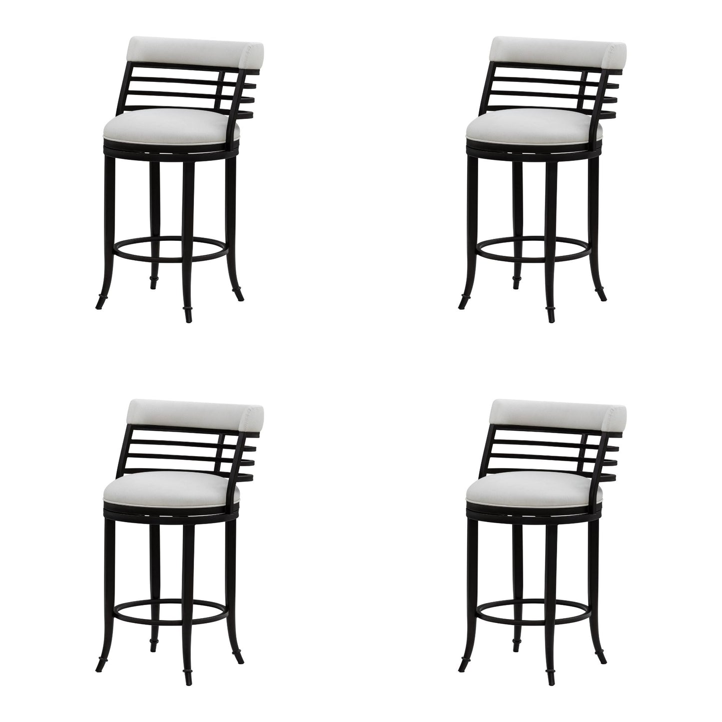 Telia - Upholstered Swivel Counter Height Barstool