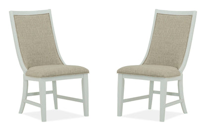 Heron Cove - Upholstered Host Side Chair (Set of 2) - Chalk White