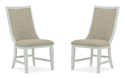 Heron Cove - Upholstered Host Side Chair (Set of 2) - Chalk White