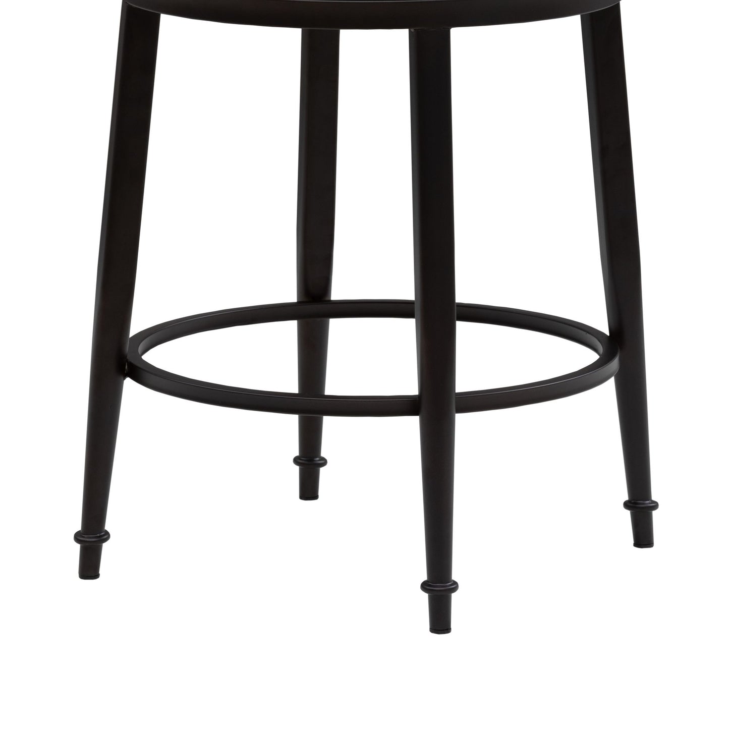 Baxter - Steel Frame Fabric Upholstered Swivel Counter Height Barstool