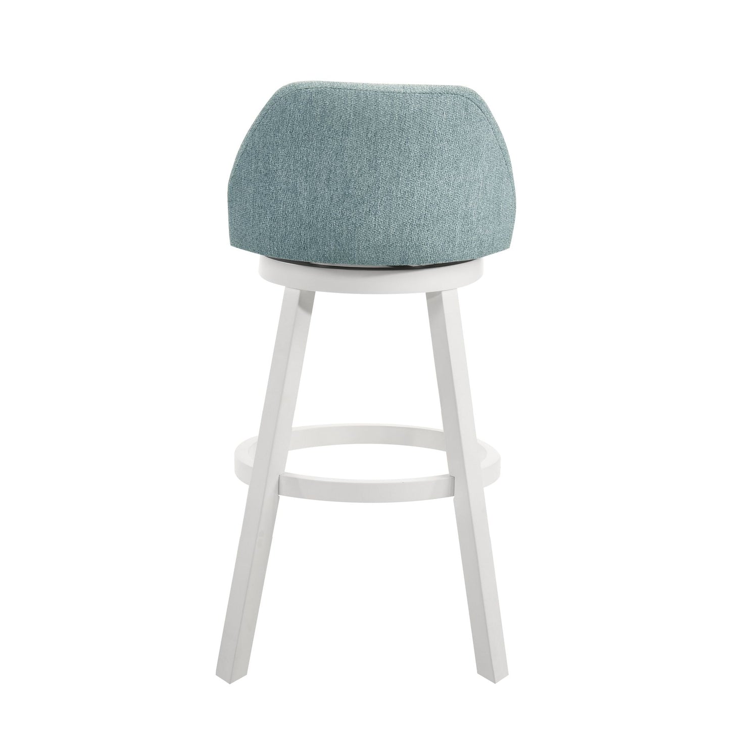 Erika - Modern Transitional Swivel Wood Bar Height Kitchen Bar Stool