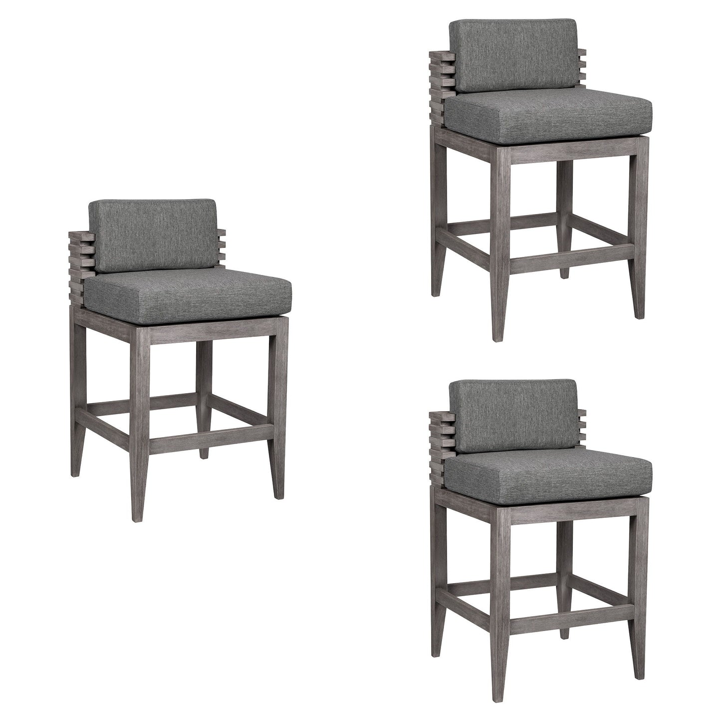 Vivid - Outdoor Patio Bar Stool Set