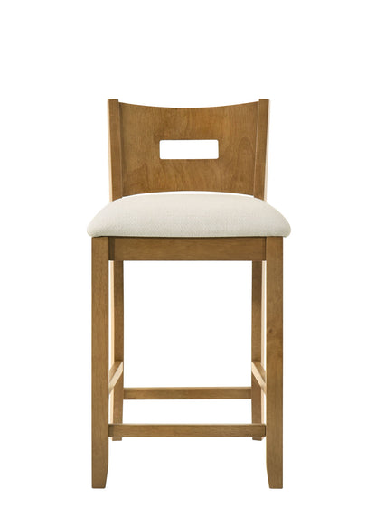 Ren - 26" Counter Height Rubberwood Barstool