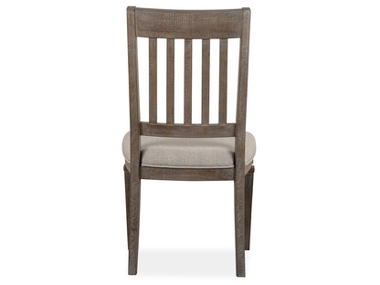 Lancaster - Dining Side Chair With Upholstered Seat (Set of 2) - Dovetail Grey