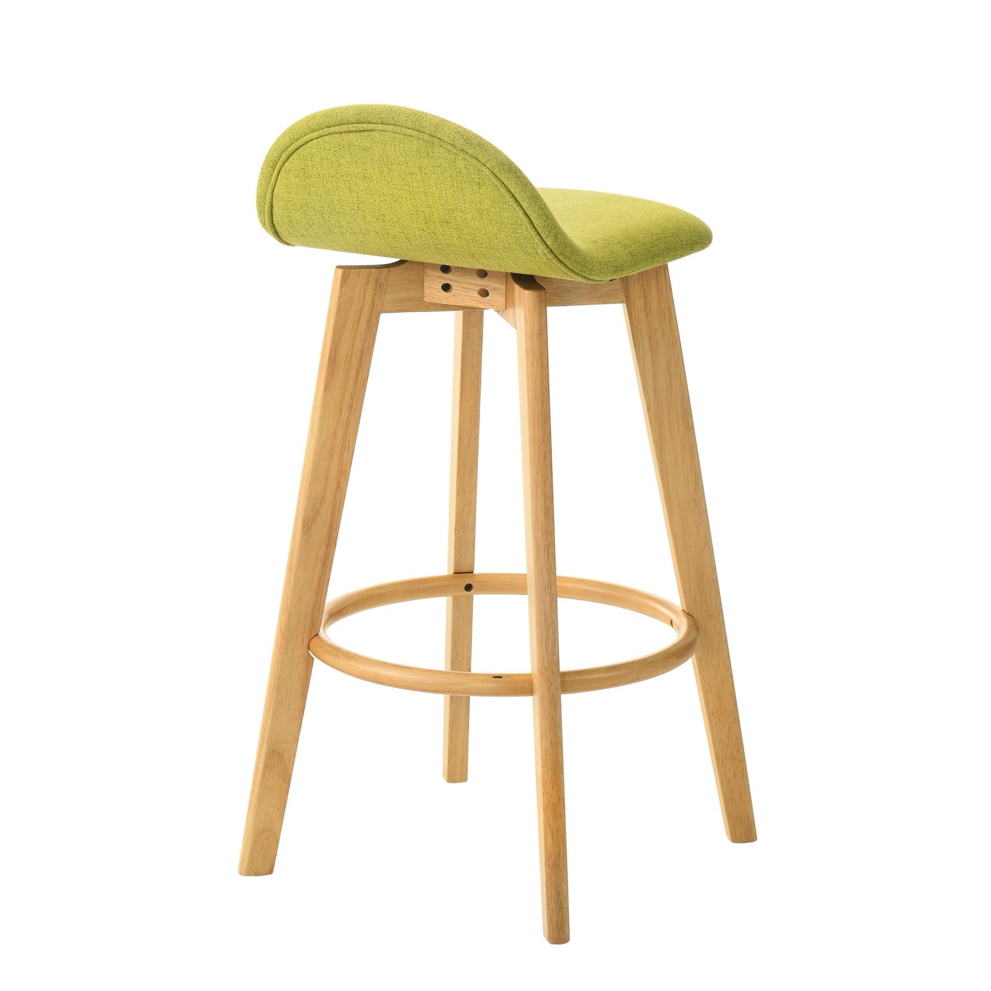 Vera - Upholstered Wood Counter Height Barstool