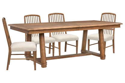 Woodward - Trestle Extendable Dining Table Set
